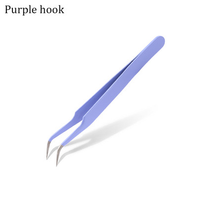 Set pinceta za trepavice u boji slatkiša za pincete za produljenje trepavica od nehrđajućeg čelika visoke preciznosti