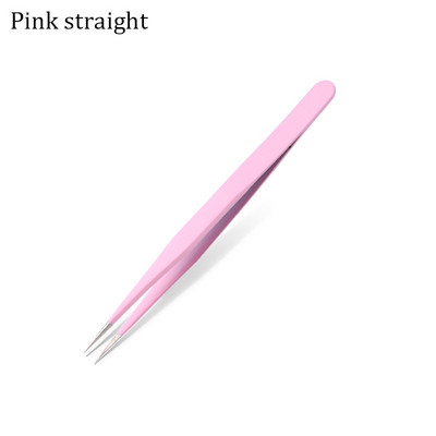 Set pinceta za trepavice u boji slatkiša za pincete za produljenje trepavica od nehrđajućeg čelika visoke preciznosti