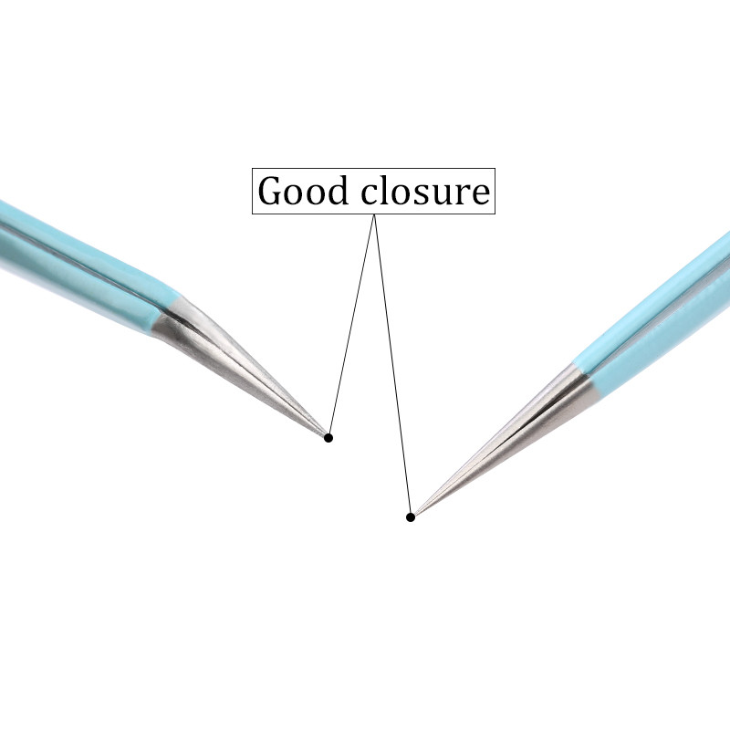 Set pinceta za trepavice u boji slatkiša za pincete za produljenje trepavica od nehrđajućeg čelika visoke preciznosti