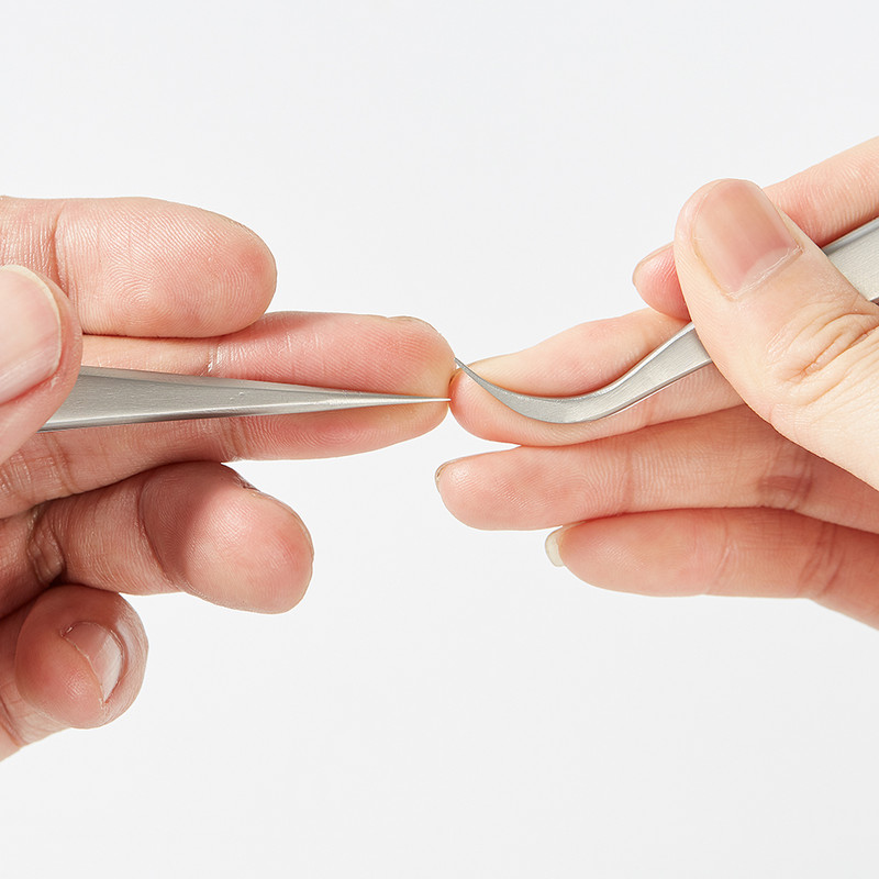 Ilupintsetid ripsmete pikendamiseks Täpne meik ripsmete pintsetid ripsmete pookimise tööriistad komplekt 6A-SA