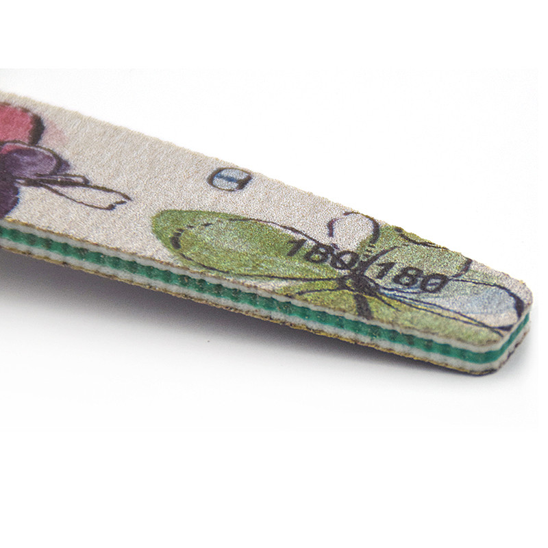 5vnt/rinkinys Naujo dizaino nagų dildė UV geliui žalia nagų buferio bloko dildė Lakas Manikiūras Pedikiūras Šlifavimas Art Buffers Tool 180/180