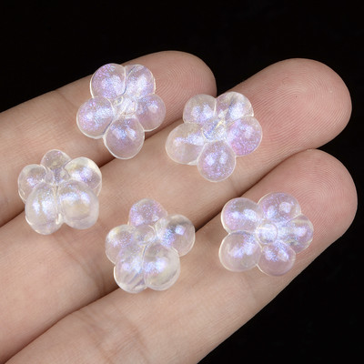 Aurora Shell akrüülhelmed 12x10,5 mm 10 tk vahehelmed ehete valmistamiseks DIY käevõru kaelakee tarvikud Käsitsi valmistatud