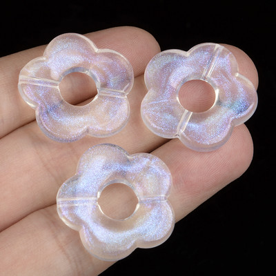 Aurora Shell akrüülhelmed 12x10,5 mm 10 tk vahehelmed ehete valmistamiseks DIY käevõru kaelakee tarvikud Käsitsi valmistatud