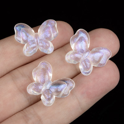 Aurora Shell akrüülhelmed 12x10,5 mm 10 tk vahehelmed ehete valmistamiseks DIY käevõru kaelakee tarvikud Käsitsi valmistatud