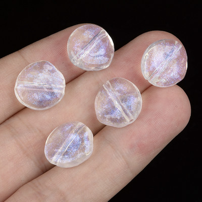 Aurora Shell akrüülhelmed 12x10,5 mm 10 tk vahehelmed ehete valmistamiseks DIY käevõru kaelakee tarvikud Käsitsi valmistatud