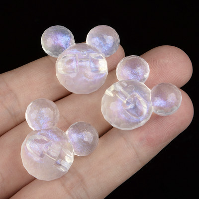 Aurora Shell akrüülhelmed 12x10,5 mm 10 tk vahehelmed ehete valmistamiseks DIY käevõru kaelakee tarvikud Käsitsi valmistatud