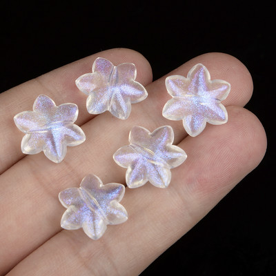 Aurora Shell akrüülhelmed 12x10,5 mm 10 tk vahehelmed ehete valmistamiseks DIY käevõru kaelakee tarvikud Käsitsi valmistatud