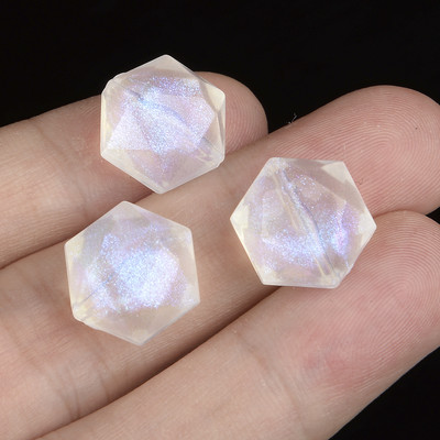 Aurora Shell akrüülhelmed 12x10,5 mm 10 tk vahehelmed ehete valmistamiseks DIY käevõru kaelakee tarvikud Käsitsi valmistatud