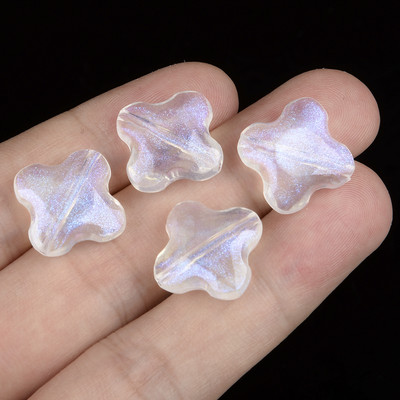 Aurora Shell akrüülhelmed 12x10,5 mm 10 tk vahehelmed ehete valmistamiseks DIY käevõru kaelakee tarvikud Käsitsi valmistatud