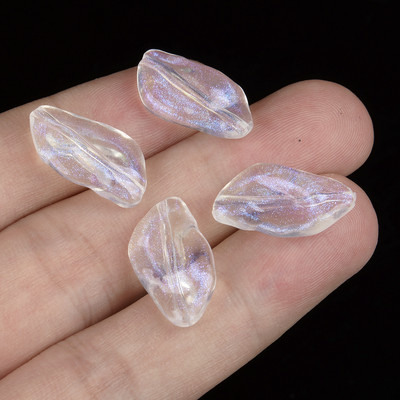 Aurora Shell akrüülhelmed 12x10,5 mm 10 tk vahehelmed ehete valmistamiseks DIY käevõru kaelakee tarvikud Käsitsi valmistatud