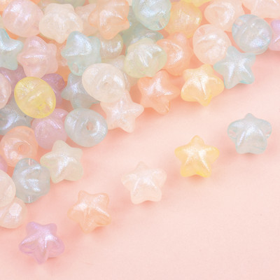 Aurora Shell akrüülhelmed 12x10,5 mm 10 tk vahehelmed ehete valmistamiseks DIY käevõru kaelakee tarvikud Käsitsi valmistatud