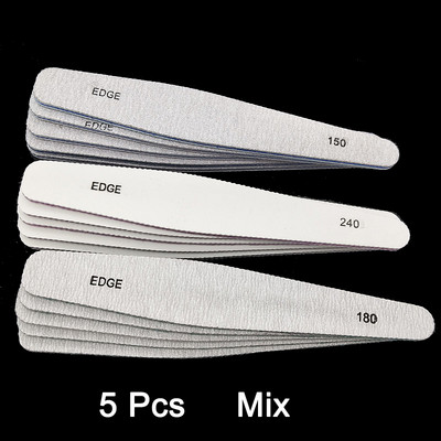 3/5/8 buc/lot pilă profesională pentru unghii 100/180 cu două fețe pentru lustruire bloc tampon pentru șlefuire manichiură picătură de apă unelte pentru unghii