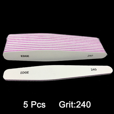 3/5/8 buc/lot pilă profesională pentru unghii 100/180 cu două fețe pentru lustruire bloc tampon pentru șlefuire manichiură picătură de apă unelte pentru unghii