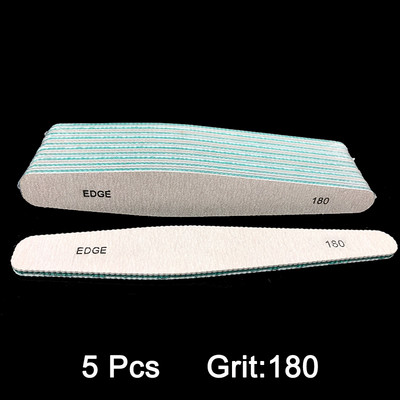 3/5/8 buc/lot pilă profesională pentru unghii 100/180 cu două fețe pentru lustruire bloc tampon pentru șlefuire manichiură picătură de apă unelte pentru unghii