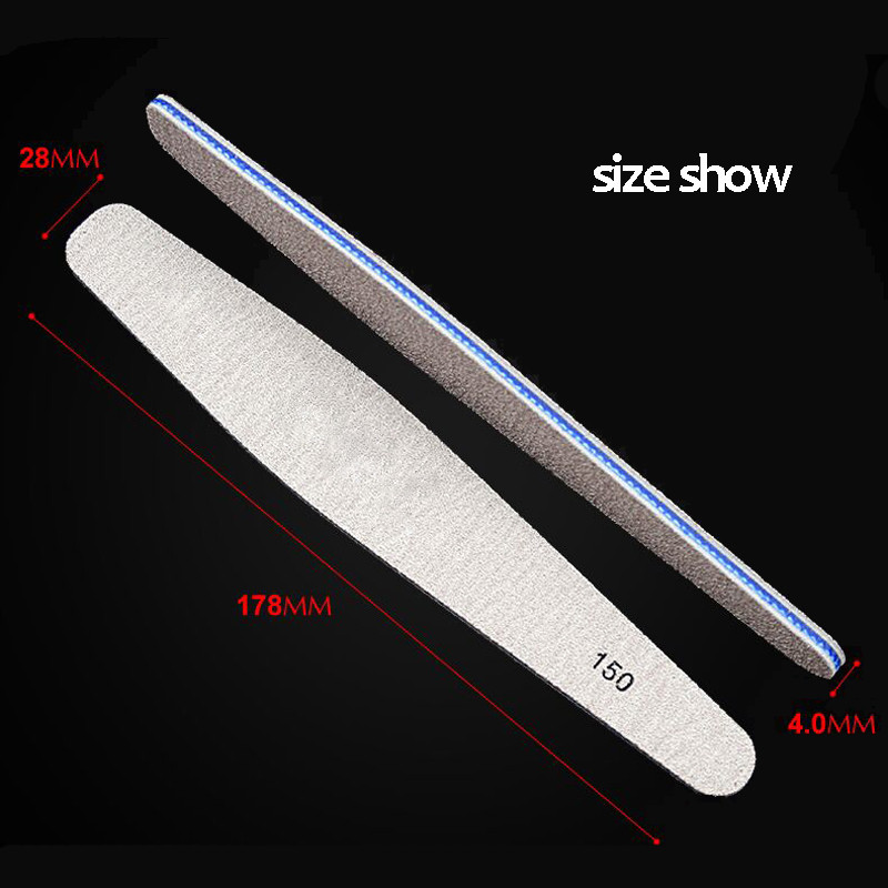 3/5/8 buc/lot pilă profesională pentru unghii 100/180 cu două fețe pentru lustruire bloc tampon pentru șlefuire manichiură picătură de apă unelte pentru unghii