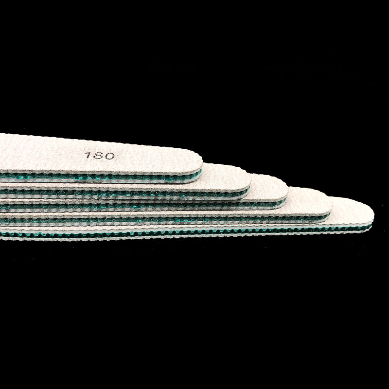 3/5/8 buc/lot pilă profesională pentru unghii 100/180 cu două fețe pentru lustruire bloc tampon pentru șlefuire manichiură picătură de apă unelte pentru unghii