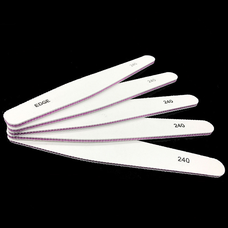 3/5/8 buc/lot pilă profesională pentru unghii 100/180 cu două fețe pentru lustruire bloc tampon pentru șlefuire manichiură picătură de apă unelte pentru unghii