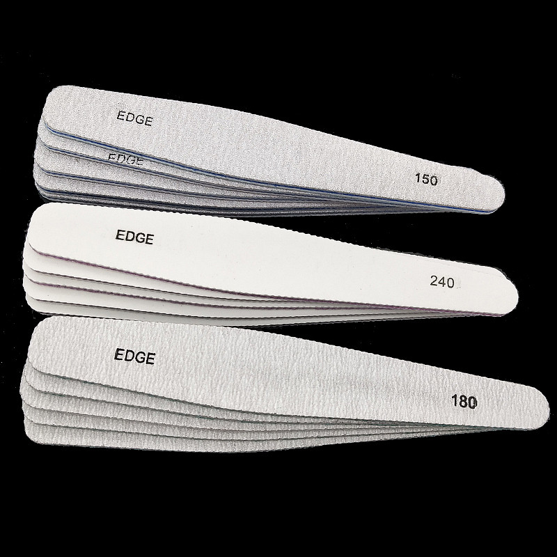 3/5/8 buc/lot pilă profesională pentru unghii 100/180 cu două fețe pentru lustruire bloc tampon pentru șlefuire manichiură picătură de apă unelte pentru unghii