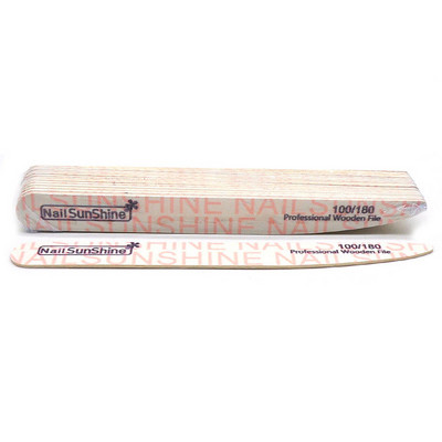 10 tk/partii puidust küüneviilid 100/120/150/180/240 liblikaga trükitud tugev liivapaber valge puitviilid puhver UV-geelpoleerija tööriistad