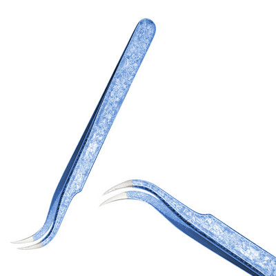 2023 szempilla csipesz jégvirág antisztatikus 3D pontos professzionális szemöldök szempilla hosszabbító kellékek smink eszközök 100%-os zárás