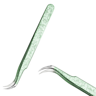 2023 szempilla csipesz jégvirág antisztatikus 3D pontos professzionális szemöldök szempilla hosszabbító kellékek smink eszközök 100%-os zárás