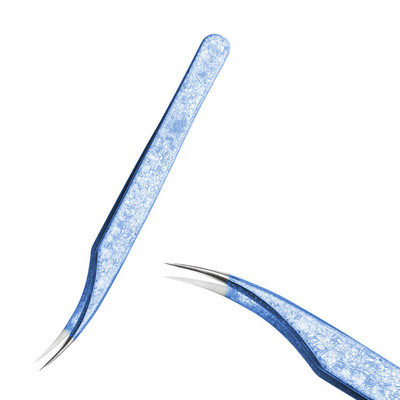 2023 szempilla csipesz jégvirág antisztatikus 3D pontos professzionális szemöldök szempilla hosszabbító kellékek smink eszközök 100%-os zárás
