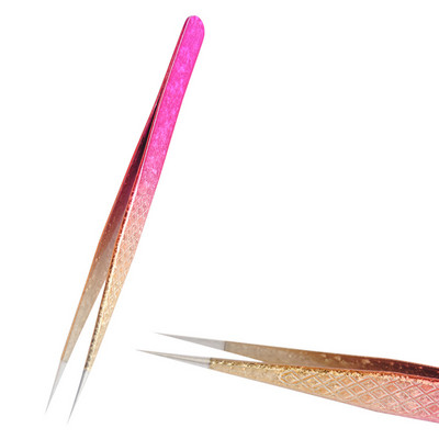 2023 szempilla csipesz jégvirág antisztatikus 3D pontos professzionális szemöldök szempilla hosszabbító kellékek smink eszközök 100%-os zárás