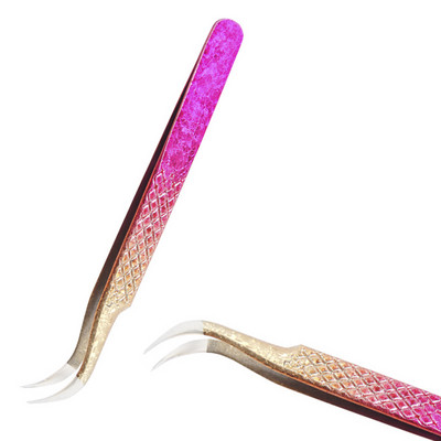 2023 szempilla csipesz jégvirág antisztatikus 3D pontos professzionális szemöldök szempilla hosszabbító kellékek smink eszközök 100%-os zárás