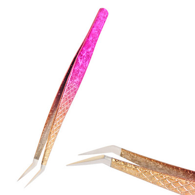 2023 szempilla csipesz jégvirág antisztatikus 3D pontos professzionális szemöldök szempilla hosszabbító kellékek smink eszközök 100%-os zárás