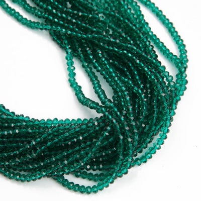 1 Χάντρες 2x3mm για Γυναικεία Βραχιόλια Κατασκευής Κοσμημάτων Κρυστάλλινες χάντρες Glass Spacer Beads Προμήθειες κατασκευής κοσμημάτων