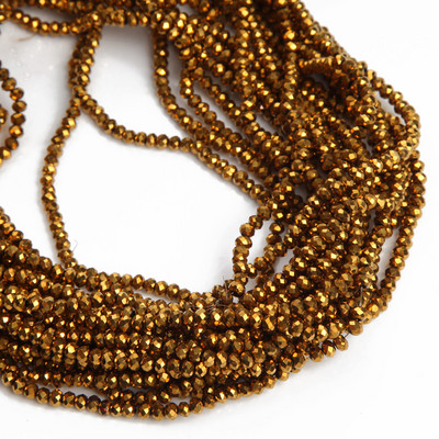 1 Χάντρες 2x3mm για Γυναικεία Βραχιόλια Κατασκευής Κοσμημάτων Κρυστάλλινες χάντρες Glass Spacer Beads Προμήθειες κατασκευής κοσμημάτων