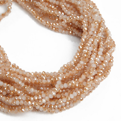 1 Χάντρες 2x3mm για Γυναικεία Βραχιόλια Κατασκευής Κοσμημάτων Κρυστάλλινες χάντρες Glass Spacer Beads Προμήθειες κατασκευής κοσμημάτων