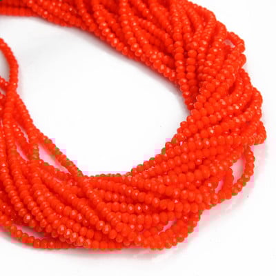 1 Χάντρες 2x3mm για Γυναικεία Βραχιόλια Κατασκευής Κοσμημάτων Κρυστάλλινες χάντρες Glass Spacer Beads Προμήθειες κατασκευής κοσμημάτων