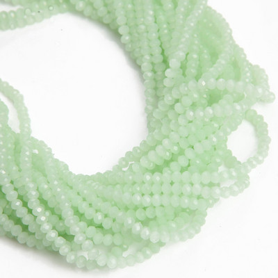 1 Χάντρες 2x3mm για Γυναικεία Βραχιόλια Κατασκευής Κοσμημάτων Κρυστάλλινες χάντρες Glass Spacer Beads Προμήθειες κατασκευής κοσμημάτων