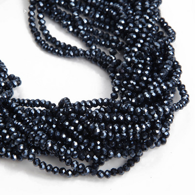 1 Χάντρες 2x3mm για Γυναικεία Βραχιόλια Κατασκευής Κοσμημάτων Κρυστάλλινες χάντρες Glass Spacer Beads Προμήθειες κατασκευής κοσμημάτων