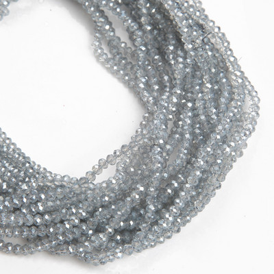 1 Χάντρες 2x3mm για Γυναικεία Βραχιόλια Κατασκευής Κοσμημάτων Κρυστάλλινες χάντρες Glass Spacer Beads Προμήθειες κατασκευής κοσμημάτων