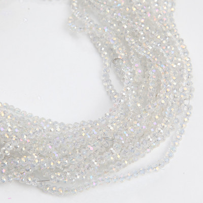 1 Χάντρες 2x3mm για Γυναικεία Βραχιόλια Κατασκευής Κοσμημάτων Κρυστάλλινες χάντρες Glass Spacer Beads Προμήθειες κατασκευής κοσμημάτων