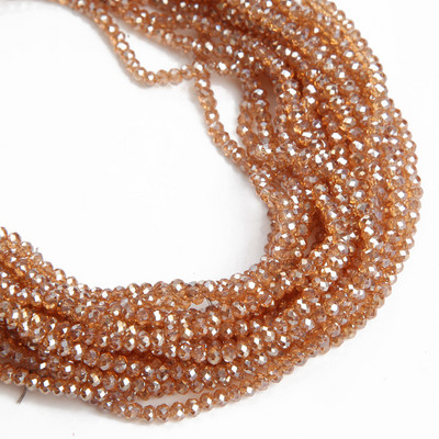 1 Χάντρες 2x3mm για Γυναικεία Βραχιόλια Κατασκευής Κοσμημάτων Κρυστάλλινες χάντρες Glass Spacer Beads Προμήθειες κατασκευής κοσμημάτων