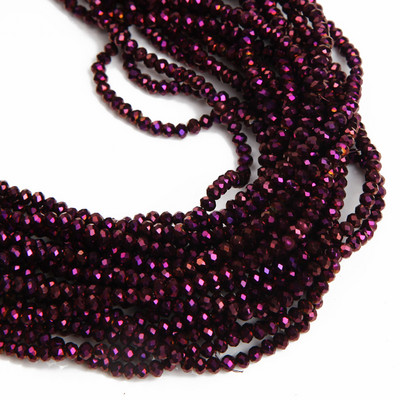 1 Χάντρες 2x3mm για Γυναικεία Βραχιόλια Κατασκευής Κοσμημάτων Κρυστάλλινες χάντρες Glass Spacer Beads Προμήθειες κατασκευής κοσμημάτων