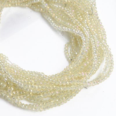 1 Χάντρες 2x3mm για Γυναικεία Βραχιόλια Κατασκευής Κοσμημάτων Κρυστάλλινες χάντρες Glass Spacer Beads Προμήθειες κατασκευής κοσμημάτων