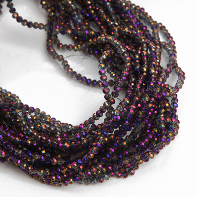 1 Χάντρες 2x3mm για Γυναικεία Βραχιόλια Κατασκευής Κοσμημάτων Κρυστάλλινες χάντρες Glass Spacer Beads Προμήθειες κατασκευής κοσμημάτων