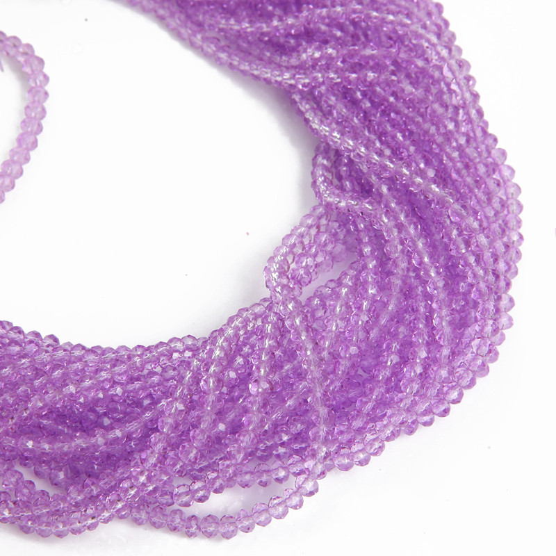 1 Χάντρες 2x3mm για Γυναικεία Βραχιόλια Κατασκευής Κοσμημάτων Κρυστάλλινες χάντρες Glass Spacer Beads Προμήθειες κατασκευής κοσμημάτων