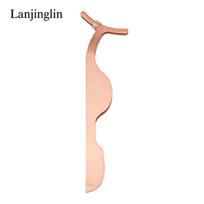 1 vnt netikrų blakstienų pincetai netikrų blakstienų aplikatorius blakstienų priauginimo rietiklis žnyplės pagalbinis spaustukas makiažo žnyplės įrankiai