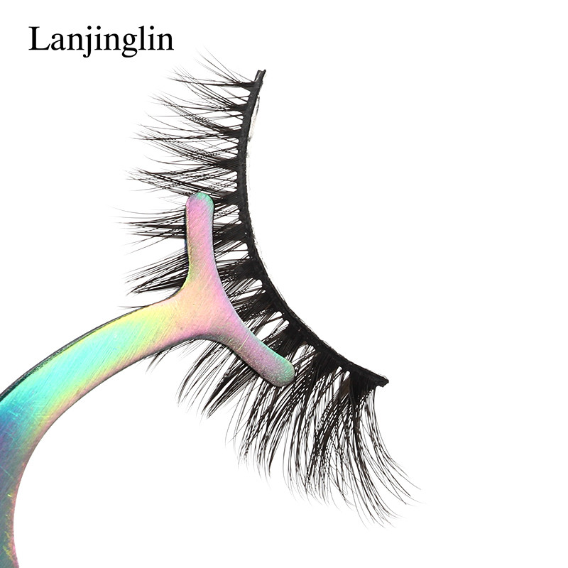 1 vnt netikrų blakstienų pincetai netikrų blakstienų aplikatorius blakstienų priauginimo rietiklis žnyplės pagalbinis spaustukas makiažo žnyplės įrankiai