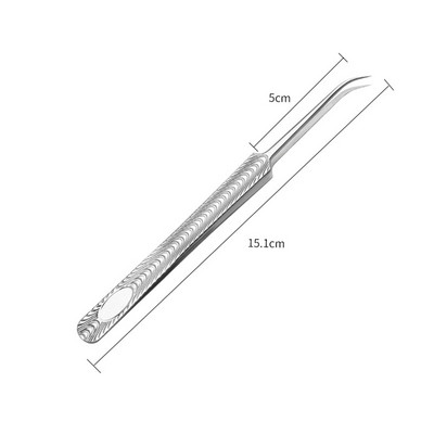 1 tk ripsmete pintsetid roostevabast terasest ülikõvad pintsetid ülitäpsed antistaatilised pintsetid ripsmepikenduste meigitööriista jaoks