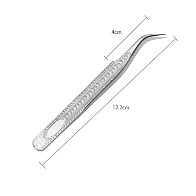1 tk ripsmete pintsetid roostevabast terasest ülikõvad pintsetid ülitäpsed antistaatilised pintsetid ripsmepikenduste meigitööriista jaoks