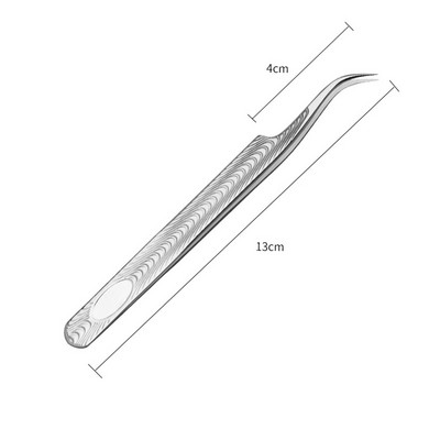 1 tk ripsmete pintsetid roostevabast terasest ülikõvad pintsetid ülitäpsed antistaatilised pintsetid ripsmepikenduste meigitööriista jaoks