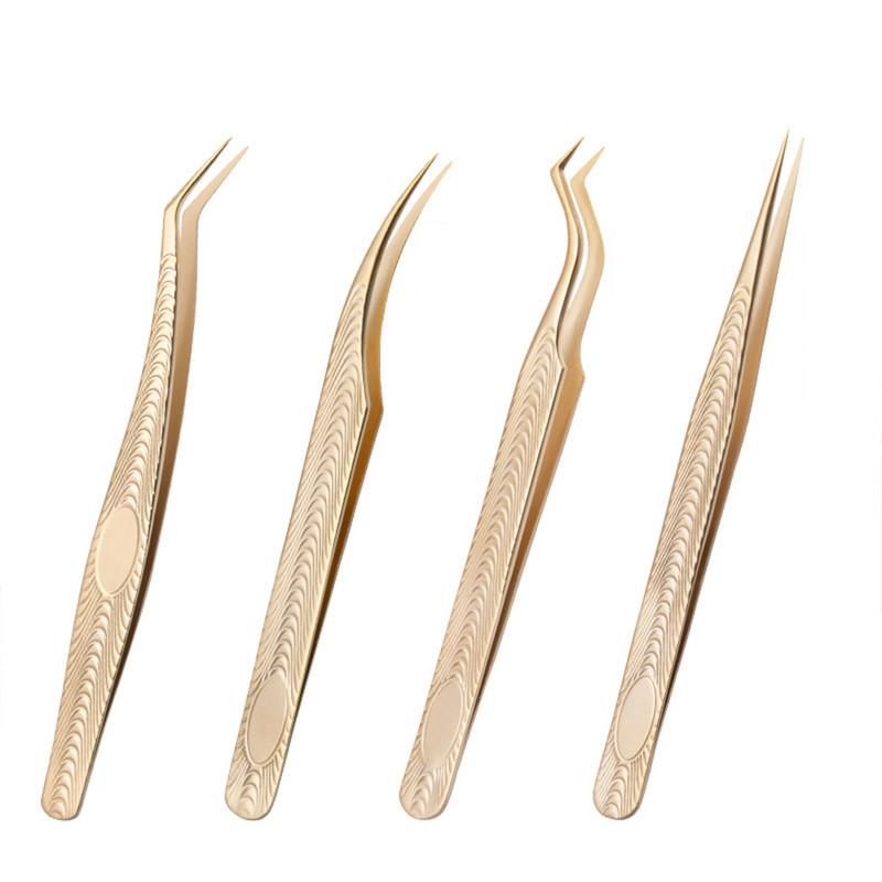 1 tk ripsmete pintsetid roostevabast terasest ülikõvad pintsetid ülitäpsed antistaatilised pintsetid ripsmepikenduste meigitööriista jaoks