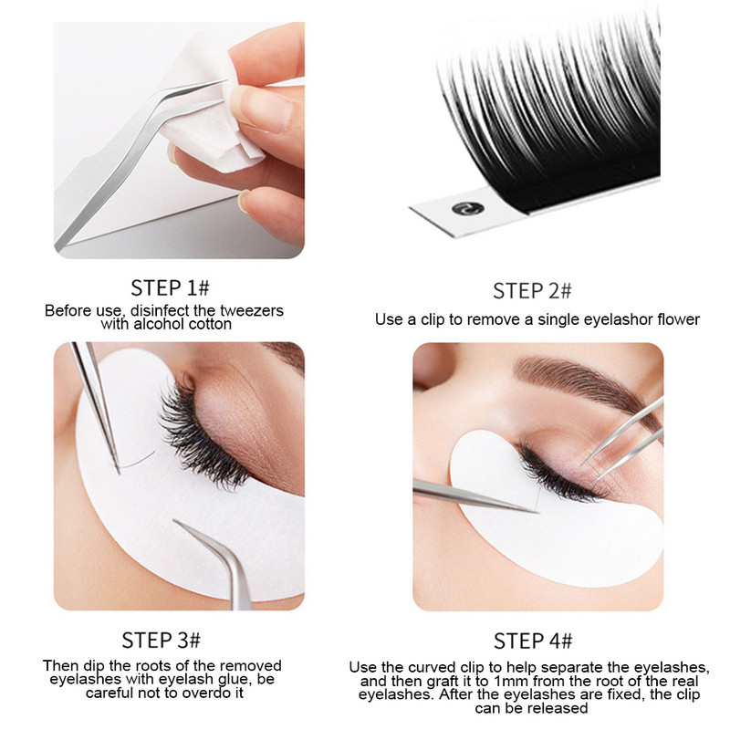 1 tk ripsmete pintsetid roostevabast terasest ülikõvad pintsetid ülitäpsed antistaatilised pintsetid ripsmepikenduste meigitööriista jaoks