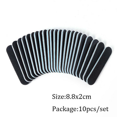 Set mini pile de unghii cu două fețe Bloc tampon de șlefuire Echipament de unică folosință pentru unghii 180/240 Set de instrumente de manichiură pentru oje cu gel SA858